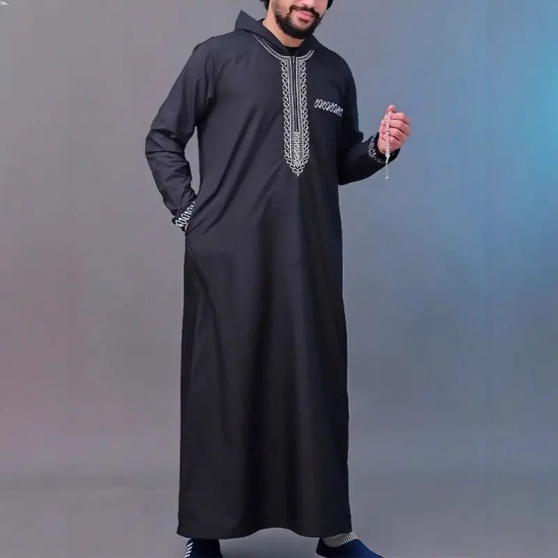 men elegant abaya dress Men's Abaya Bisht: 100% Cotton, Free Size