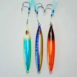 Metal Jig Fishing Lure with BKK Hooks Slow Pitch Jig 400g