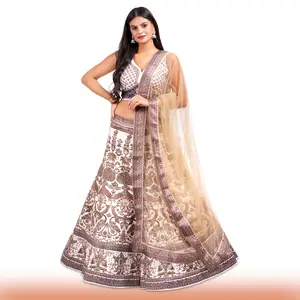 White Timeless Bridal Lehenga