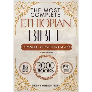 Ethiopian Bible Majestic Edition - 157-Book English Collection, Includes Lost Apocrypha & Rare Sacred Texts, Ideal for Researchers & Scholars