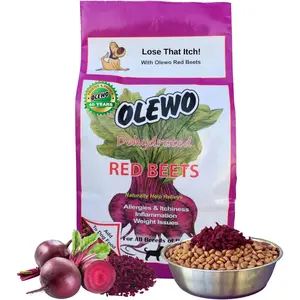 Olewo Original Red Beets for Dogs \u2013 Natural Anti Itch for Dogs, Dog Food Topper, Immune, Cleansing, Skin & Coat Support, Dehydrated Whole Food Dog Multivitamin, Fiber for Dogs, 1 lb