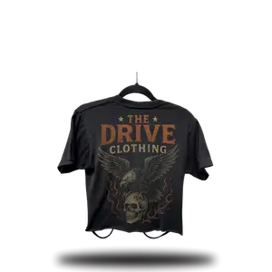 TDC HERITAGE EAGLE ROAD RASH FRONT SLASH CROP TOP