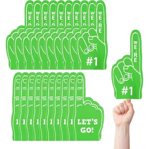 20 count Mini  Fingers,We're #1  Finger,  Hand Fingers for  Themed Birthday Party Cheerleader Supplies for  Events,Athletic Meetings,Concert