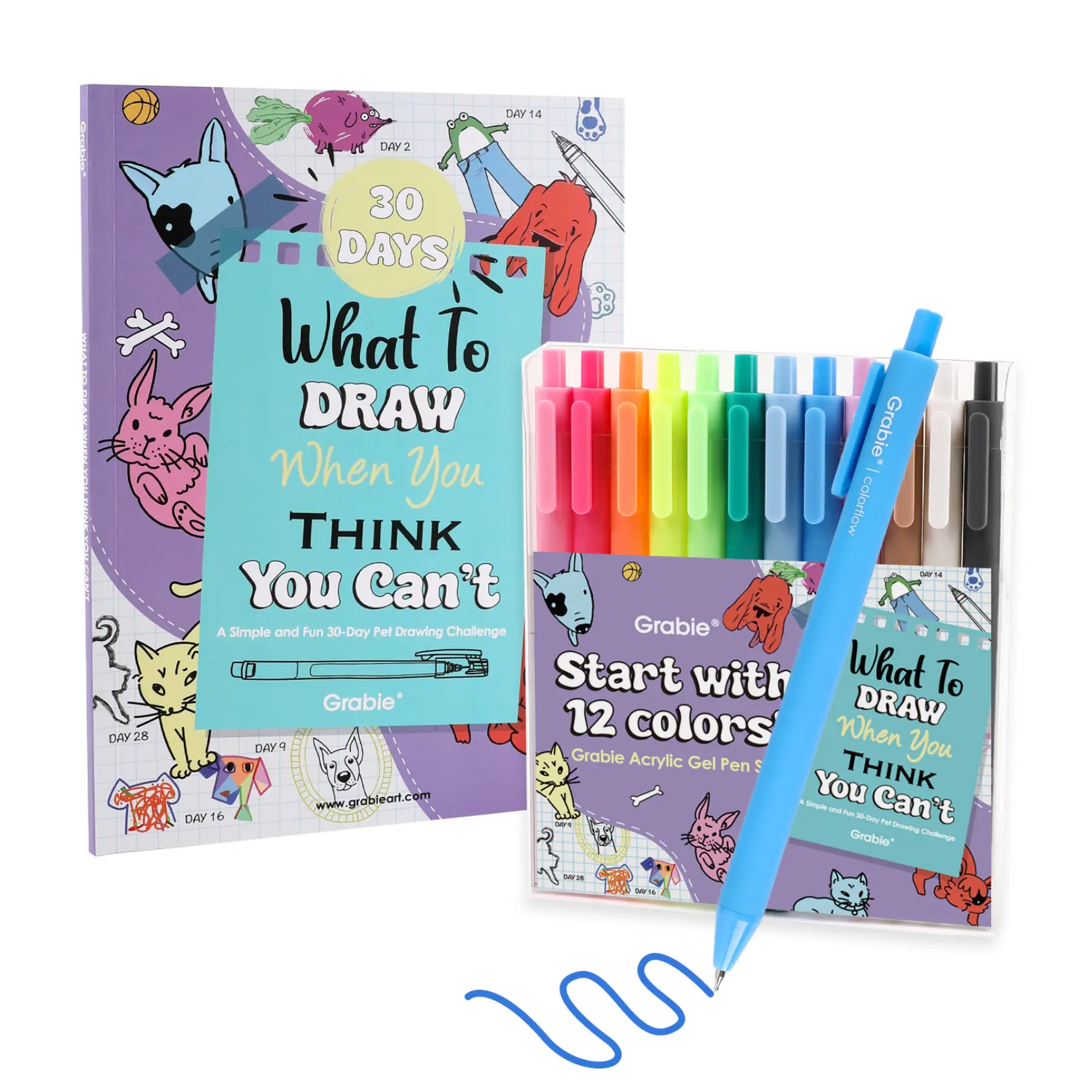 Grabie Art Quarterly Club Art Crafting Kit - Office Stationery Back-to-School Class Reward Gift Idea