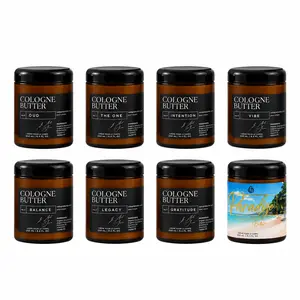Cologne Butter Luxury Fragrance Body Butter – Scented Moisturizing Skin Butter for men (8 Signature Scents)