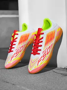 Men's Five-A-Side Ic Indoor Flat Football Shoes, Comfortable Breathable Training Shoes for Indoor Soccer Fields, Sports Competition Sneakers