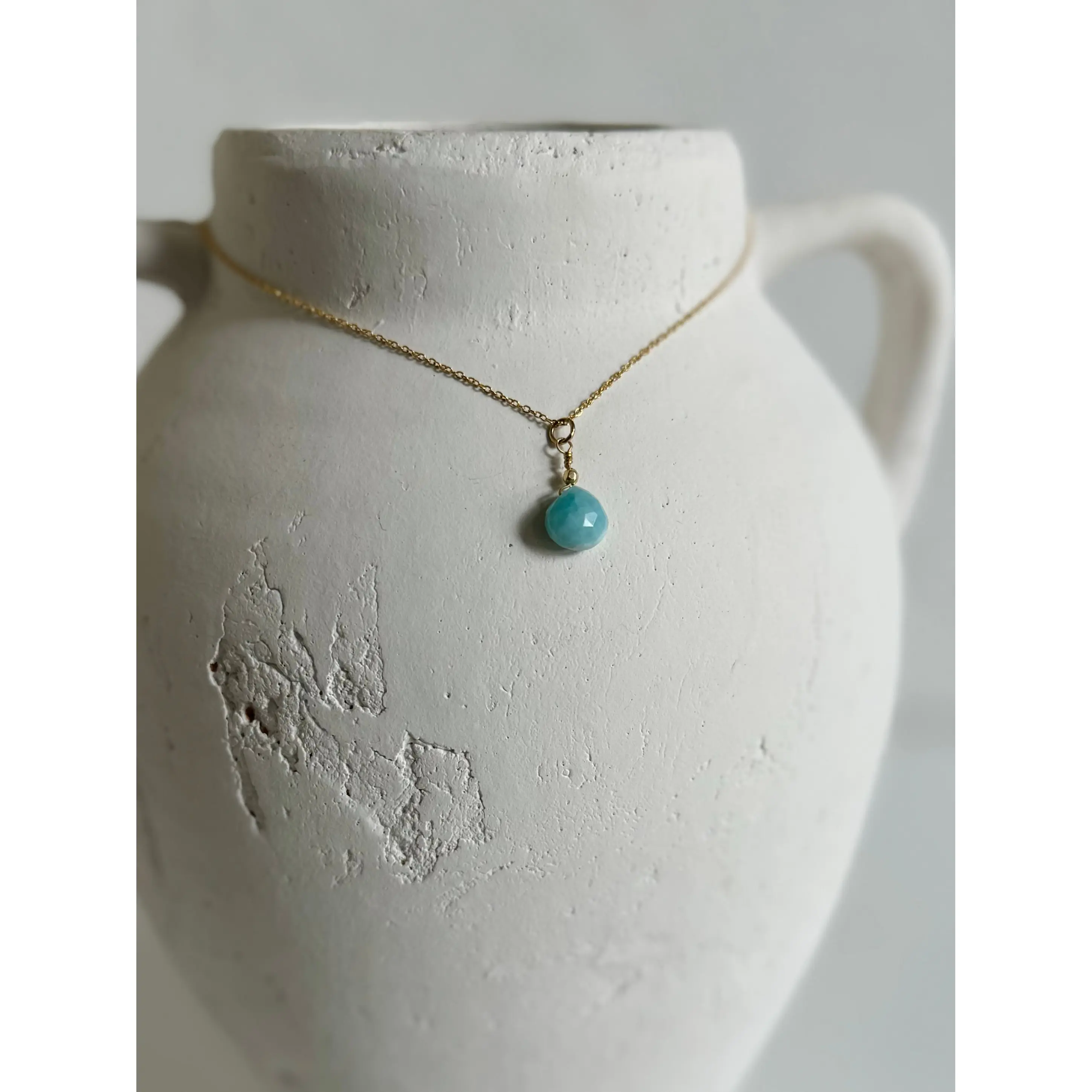 Larimar Pendant Necklace Larimar Pendant Necklace