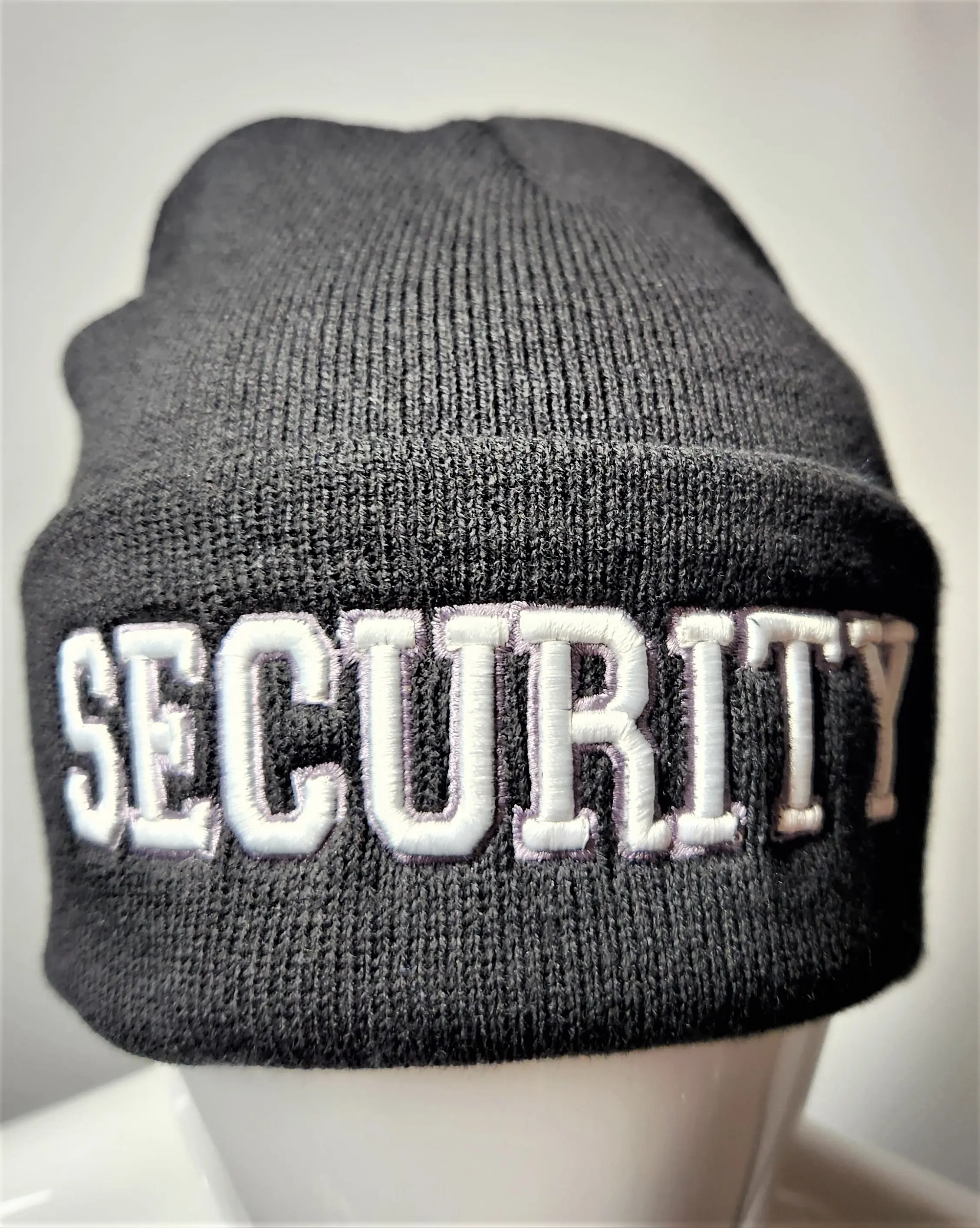 Black Security Beanie