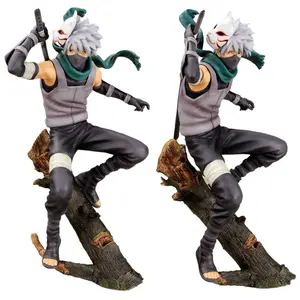 19cm Anime Figure Hatake Kakashi Action Figure Dark Ninja Kakashi Figurine PVC Collection Model Doll