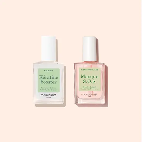 Manucurist Day and Night Nail Care Duo - Nail Routine - Results in 14 Days - Repairs and Restores Nails