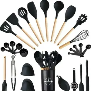 Kitchen & Dining Cookware Set 20 Piece Glass Utensils