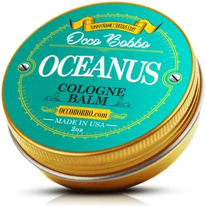 Occo Bobbo - Oceanus Solid Cologne Men - Made In the USA - A Clean Masculine Scent - All Natural Ingredients