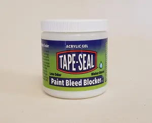 Tape-Seal, Paint Bleed Blocker. Stops Paint Bleed.