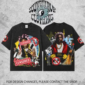 Rocky Don't Be Dumb 2026 Merch #12 - Asap Mob Fans High-quality Washed T-Shirt, Rakim Mayers Fan Shirt Hip-Hop Shirt, Don't Be Dumb Tour Merch, Gift For Flacko Rap Fan Graphic Tee