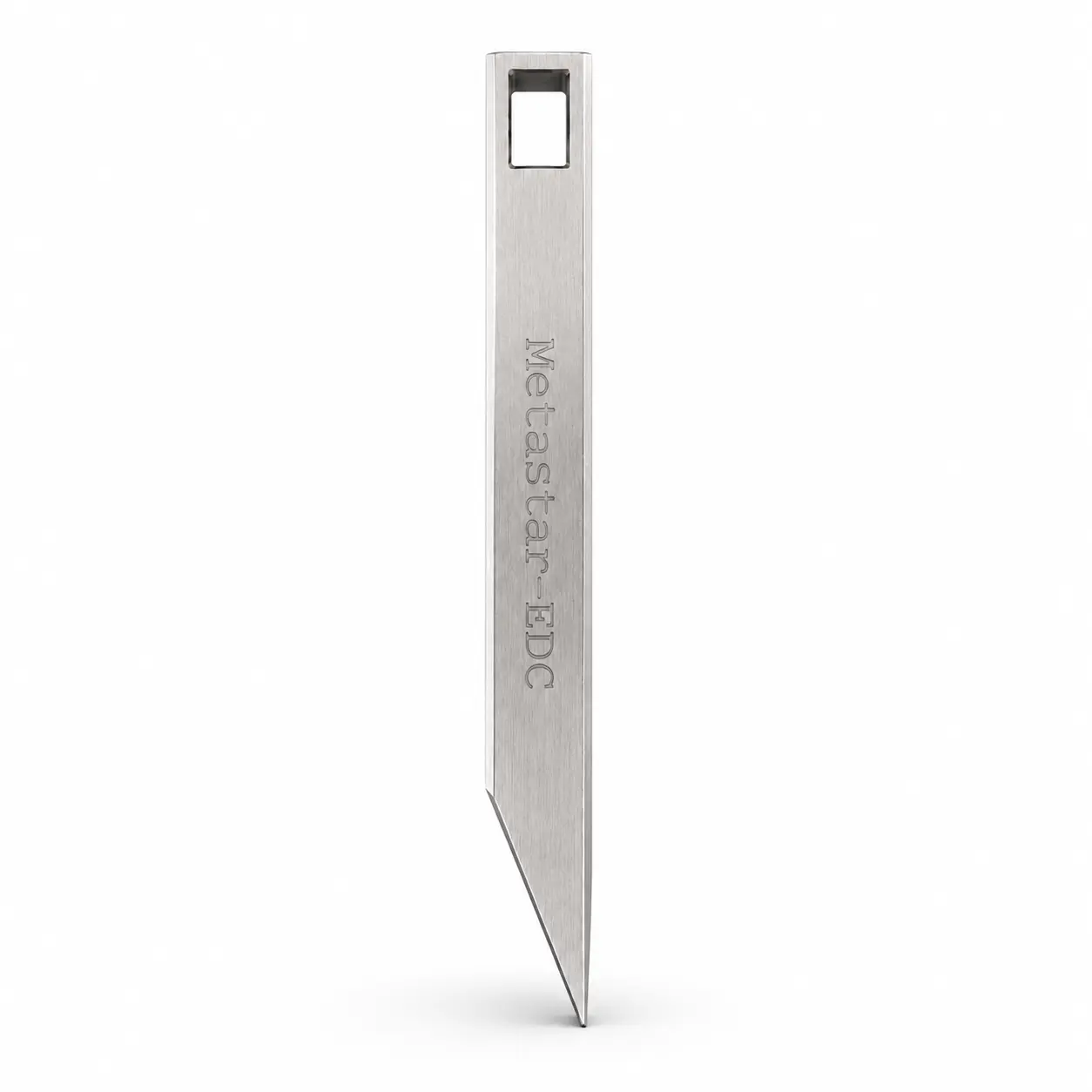 Mini Stainless Steel Pry Bar, EDC Pry Bar Tool with Keyring Hole for Label Removal, Box Opening & Small Home Tasks