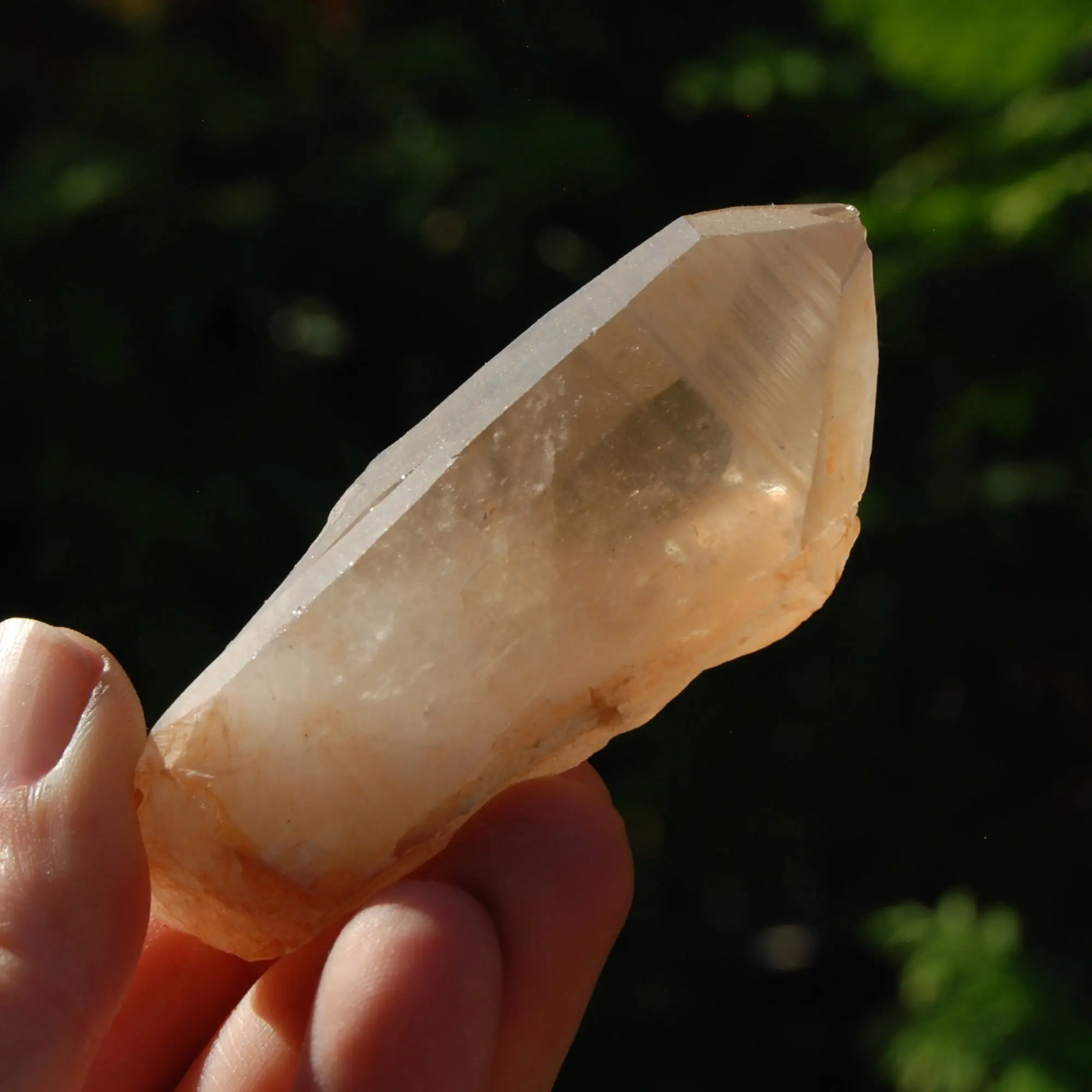 3" 84g Pink Shadow Smoky Lemurian Seed Quartz Crystal Empathic Warrior, Brazil