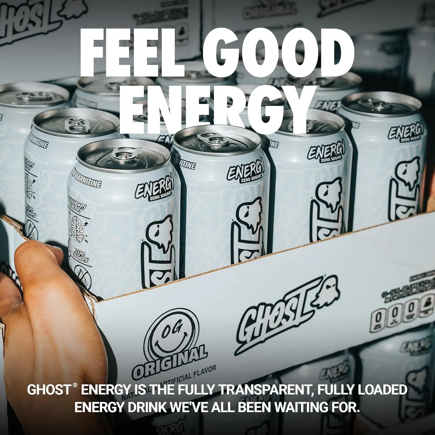 GHOST Energy Drink 16oz Flavor 200mg Natural Caffeine L-Carnitine Taurine Zero Sugar Gluten-Free Vegan 12 Cans Choose Your Flavour - TikTok Shop GHOST Energy Drink 16oz Flavor 200mg Natural Caffeine L-Carnitine Taurine Zero Sugar Gluten-Free Vegan 12 Cans Choose Your Flavour - TikTok Shop
