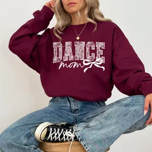 OneOfOne - Dance Mom Crewneck Sweatshirt, Coquette Bow, Competition Gift