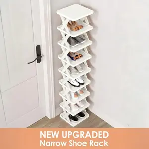 6/9-layer vertical detachable shoe storage rack 1 modern shoe rack shoe cabinet gift storage rack home storage rack home storage supplies Footwear Organization valentines shoe rack organizer entryway storage