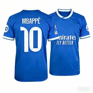25-26 Away Blue No.10  Short sleeve Soccer Jersey