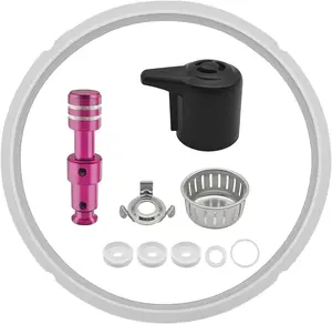 10 count 8 Qt  Cooker Accessories Set, Replacement  Include  Sealing Ring, Steam Release Handle, Float Valve & Anti-Block Shield with 3  Caps for Duo/Duo Plus 8 Quart