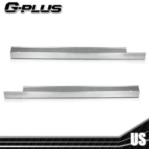Fit For 2008-2011 Ford Focus Silver Slip-on Rocker Panel 4 door Left+Right New