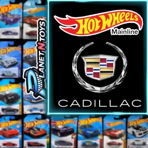 Hot Wheels Cadillac Mainline American Power 1:64 Diecast Assorted (Hypercar, Seville, Fleetwood)