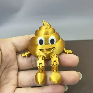 Funny Car Decorative Figure, Multi-Color Jointed Poseable Ornament, Office Desk Accessory, Eco-Friendly Non-Toxic Material, Stable Anti-Slip Base