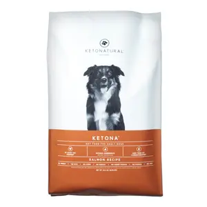 Ketona Salmon Recipe Adult Dry Dog Food for Adult Dogs - Natural, Low Carb (only 5%), High Protein (46%), Grain-Free -  The Nutrition of a Raw Diet with The Cost and Convenience of a Kibble - 24.2 Lbs - Made in USA