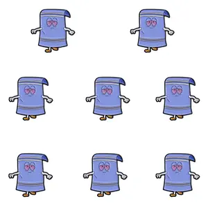 1/8PCS Cartoon Character Enamel Pin Badge, Durable Metal Pins, Cute Animal Design Metal Decoration Brooch, Backpack Clothing Accessory Gift for Friends