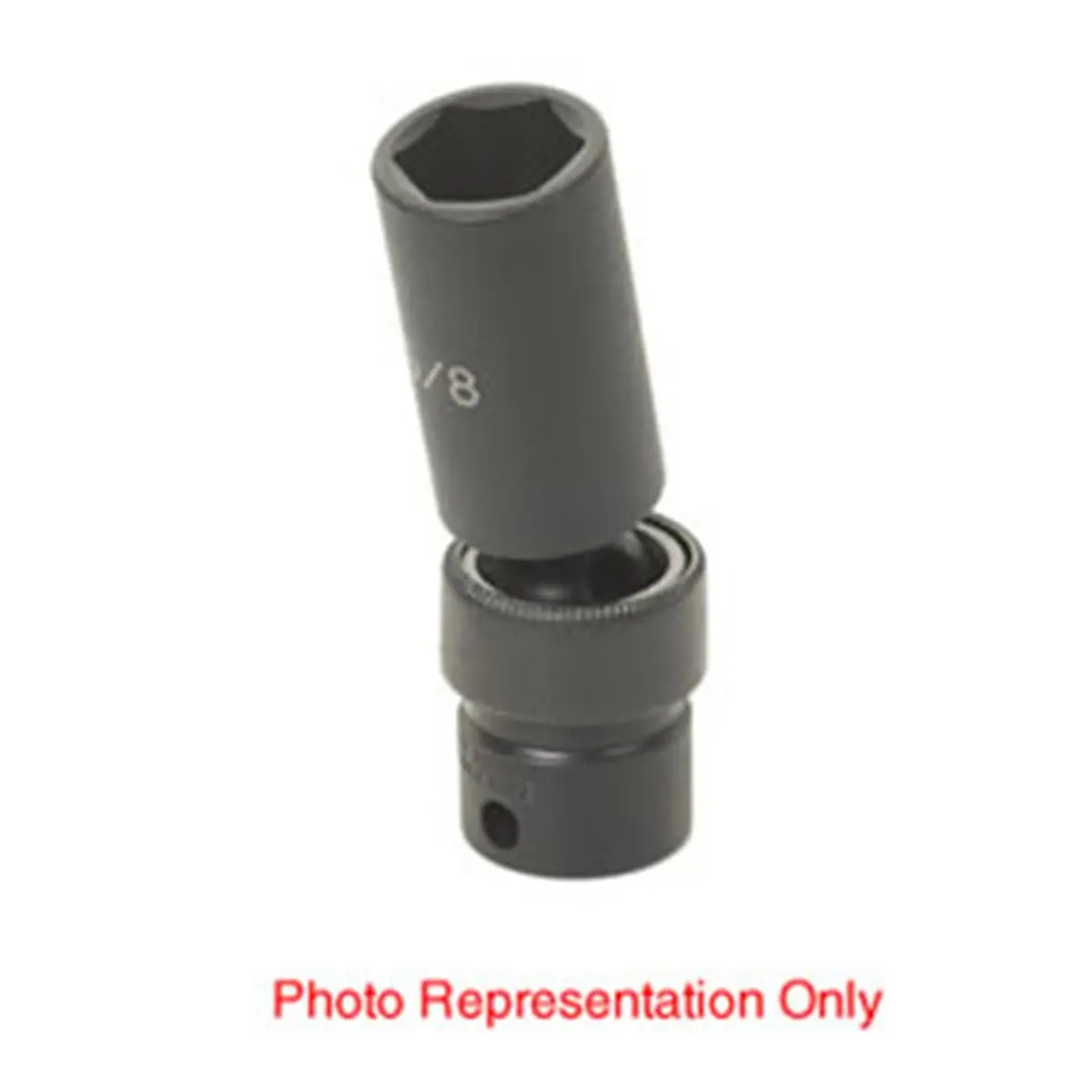 212 MAIN 18mm Deep Length Universal Impact Socket, 3/8-Inch Drive, Chrome-Moly Steel Industrial Impact Socket for High Torque Cycling Tools, Enhanced Strength, Impact Tools