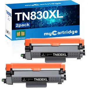 myCartridge Remanufactured Toner Cartridge Replacement for Brother TN830XL TN830,2P