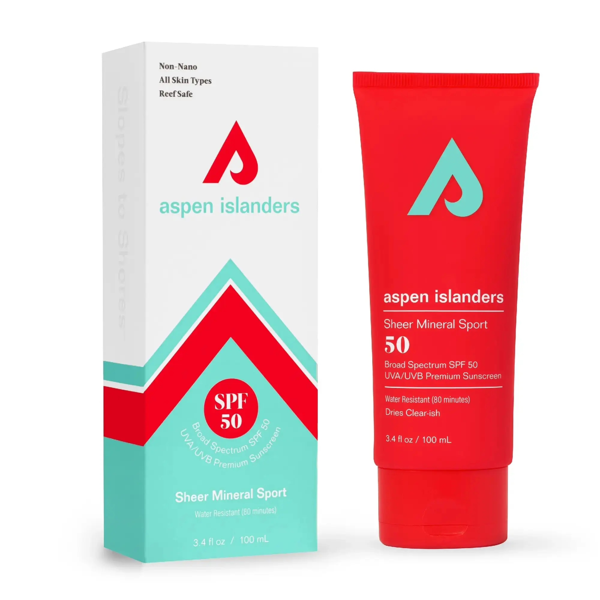 Sheer Mineral Sport SPF 50 Sunscreen for Hydrating and Moisturizing Skin - Facial