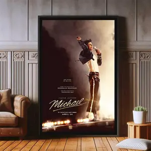 Michael Movie Poster, , 2026 Popular Poster Prints for Wall Aesthetic Decor, Unframed Poster