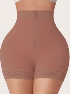 Fajas Colombianas Shapewear for Women Tummy Control Plus Size Postpartum Body Shaper Butt Lifting Bodysuit Breathable Compression black faja shapewear  shorts shaper short under  clothes