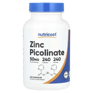 Nutricost Zinc Picolinate, 50 mg, 240 Capsules