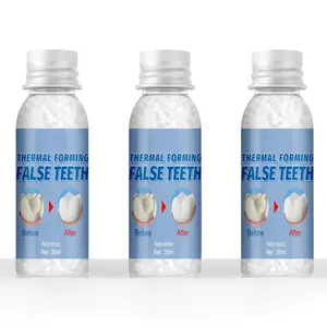 Tooth Decorations Tooth RepairKit,Temporary Tooth Repair Gel 30ml, Moldable Resin forMovie Makeup & Cosplay, Easy DlY Filling for ToothGaps,Missing Teeth & Cosmetic Fixes