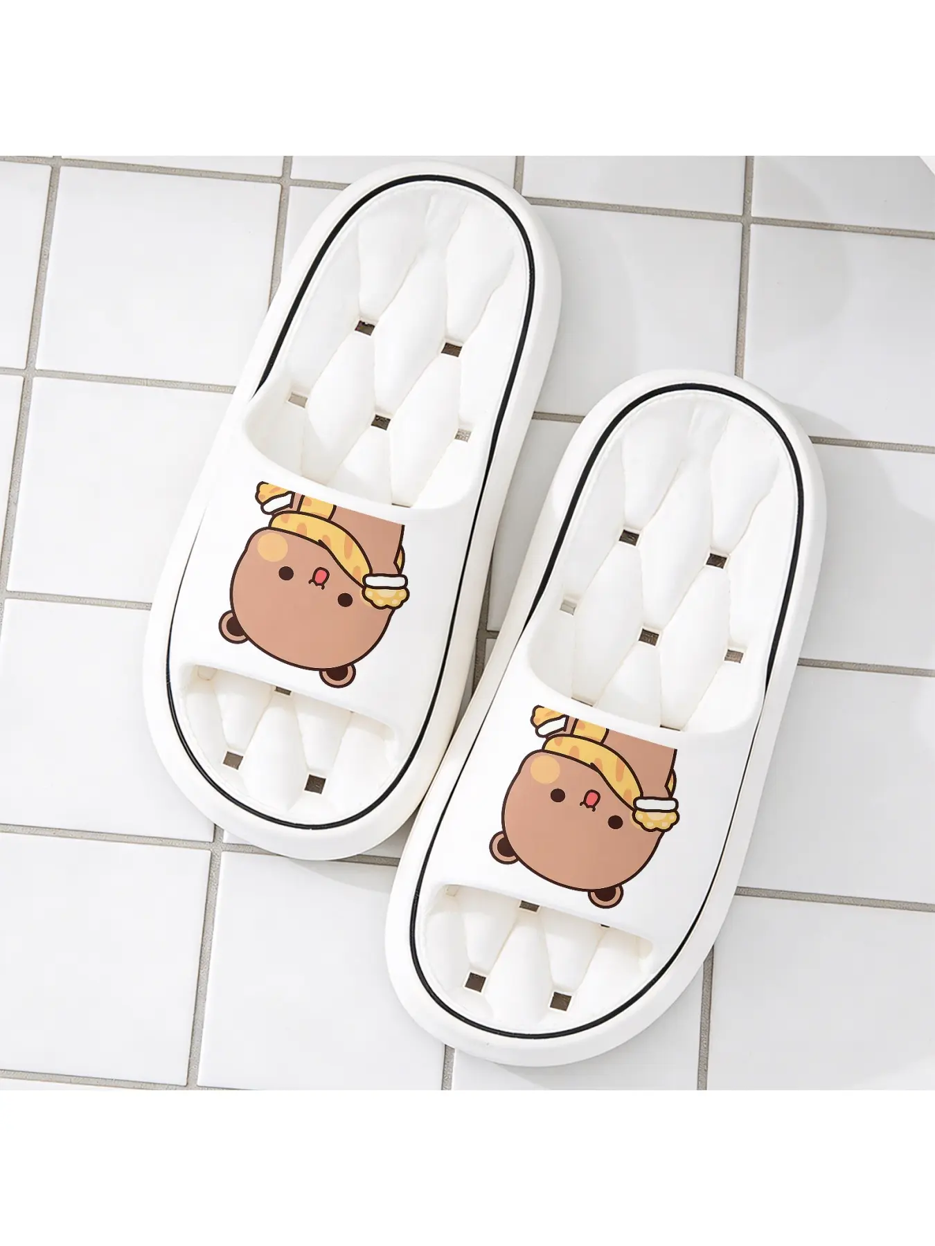 Cute Capybara Pattern Slippers, Soft-soled Non-slip Indoor Slippers, Four-season Universal Closed-toe Slippers, Couple-matching Cozy Breathable Slippers with Cloud-like Step Feeling, Silent Slippers