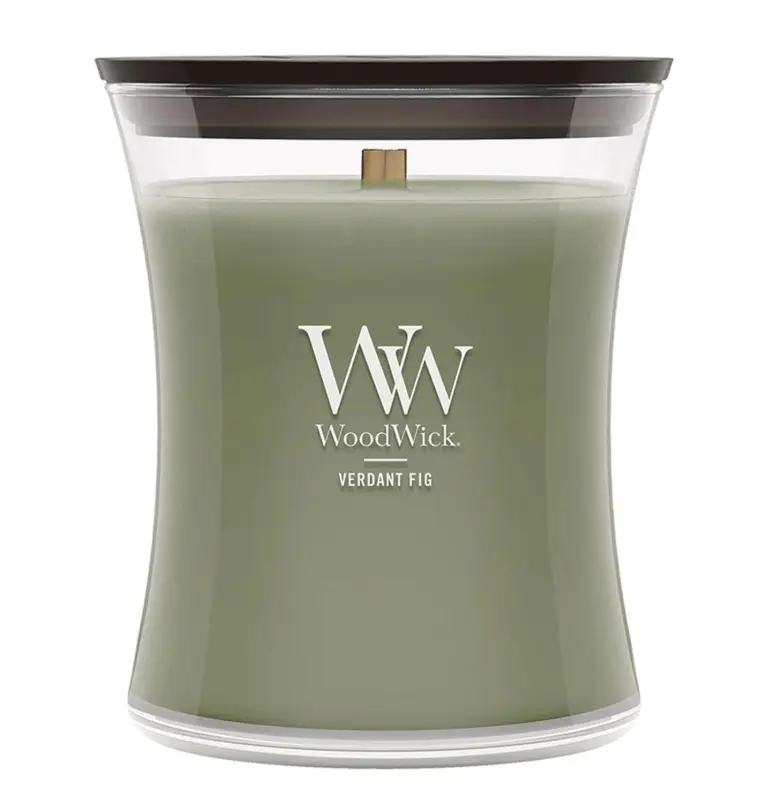 VERDANT FIG WoodWick 10oz  Jar Candle Burns 100 Hours
