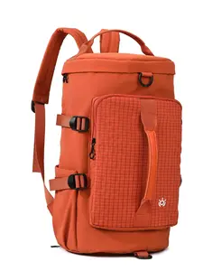 Outdoor Travel Backpack, Large Capacity Hiking Bag, Waterproof Durable, Retro Style, Student Laptop Pack, Versatile Commuter Bag