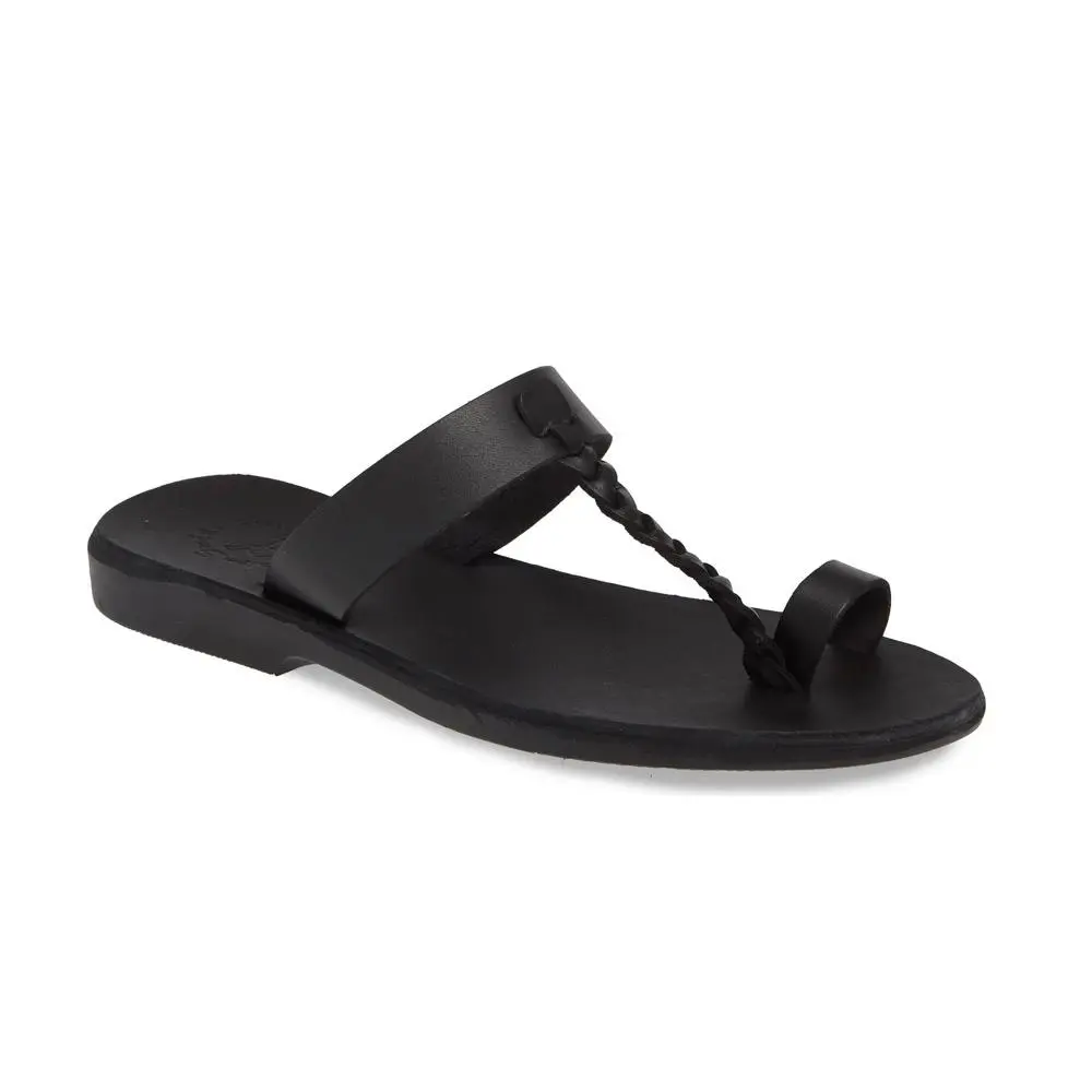 Ara -  Braided Leather Sandal | Black
