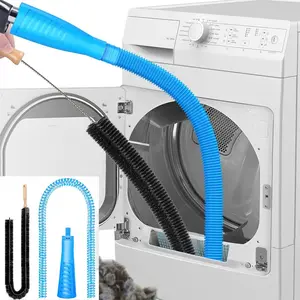 SJPACK Dryer Vent Cleaner Kit Vacuum Attachment Hose with Lint Remover Cleaning Brush