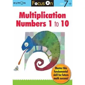 USED-Kumon Focus on Multiplication: Numbers 1-10 by Kumon Publishing (Paperback)