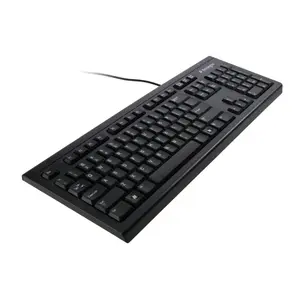 Kensington Slim Spill-Safe Spill-Proof Keyboard with Metal Back Plate, USB-A Keyboard, Black, Spill-Proof Keyboards, Usb-A Keyboards
