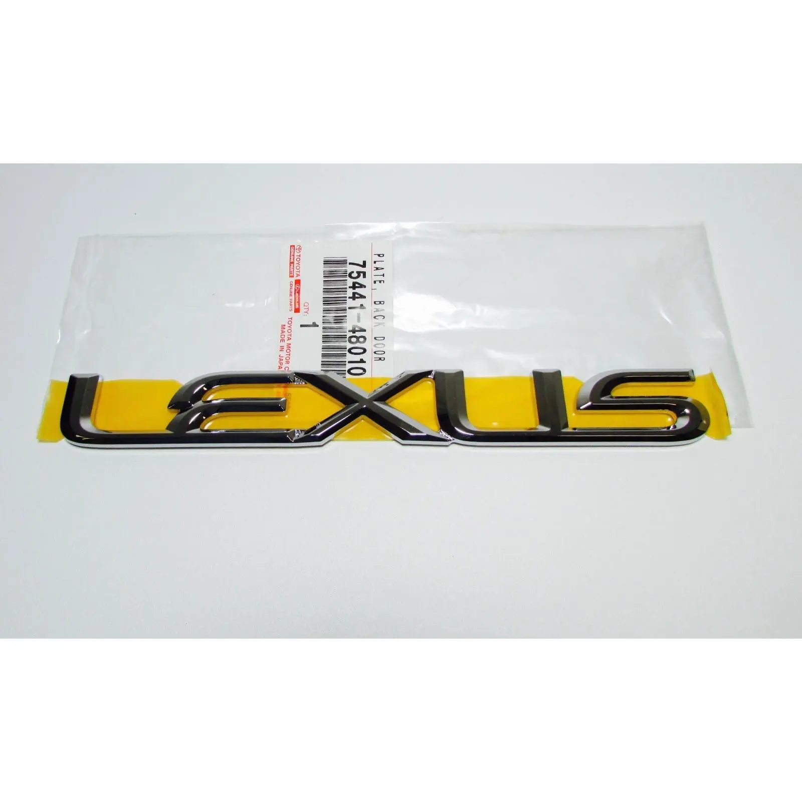 GENUINE LEXUS RX300 99 THRU 03 FACTORY NEW REAR LEXUS CHROME EMBLEM 75441-48010