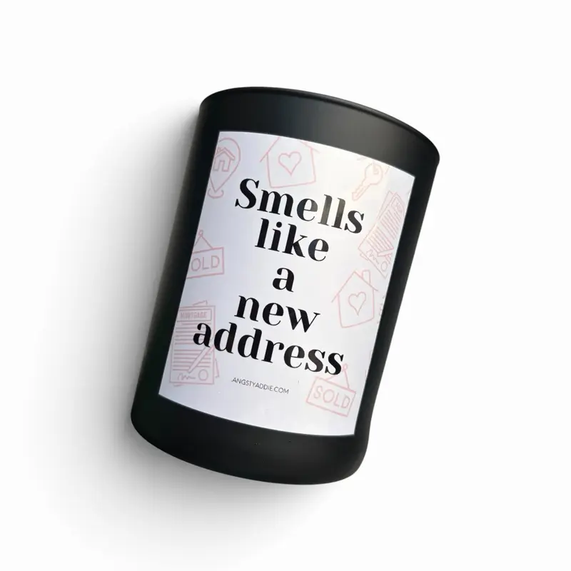 Funny new home candle, funny housewarming candle, closing candle, housewarming gift