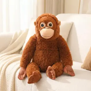Punch Monkey Plush, Viral Orangutan Plush Toy, Emotional Support Stuffed Animal (25")