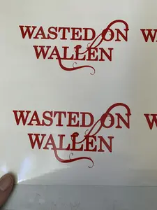 Wasted On Wallen Vinyl Decal