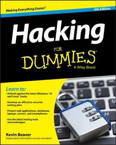 USED-Hacking for Dummies (For Dummies (Computer/tech)) by Kevin Beaver (Paperback)