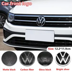 Volkswagen Golf 8 Front & Rear Emblem Set, Grille Badge Trunk Lid Logo, Damage-Free Installation, Precision Fitment Replacement Parts, Easy Installation